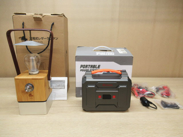 Homdox ポーダブル電源 R100 / M.O.L 充電式LEDランタン MOL L410 レザーハンドル 2点セット キャンプ アウトドア 管理7N1024C拍卖