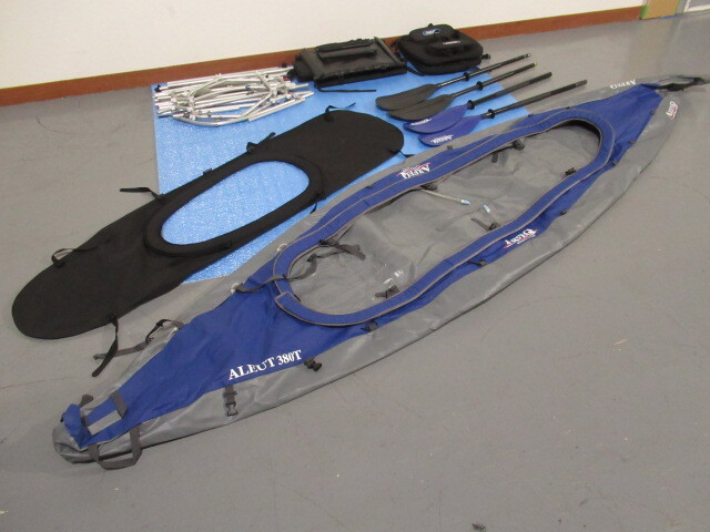 mont-bell モンベル ARFEQ アルフェック ALEUT アリュート 380T 組み立て式 カヤック フィッシング アウトドア 2個口発送 管理7N1028A拍卖