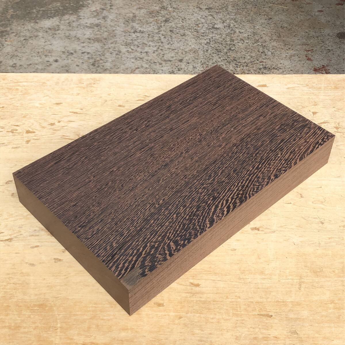 送料無料!ウエンジ【A523G】383×235~238×54mm 木工 クラフト ハンドメイド 天然木 自然素材 材木 木材 乾燥材 無垢材《銘木すずめや》拍卖