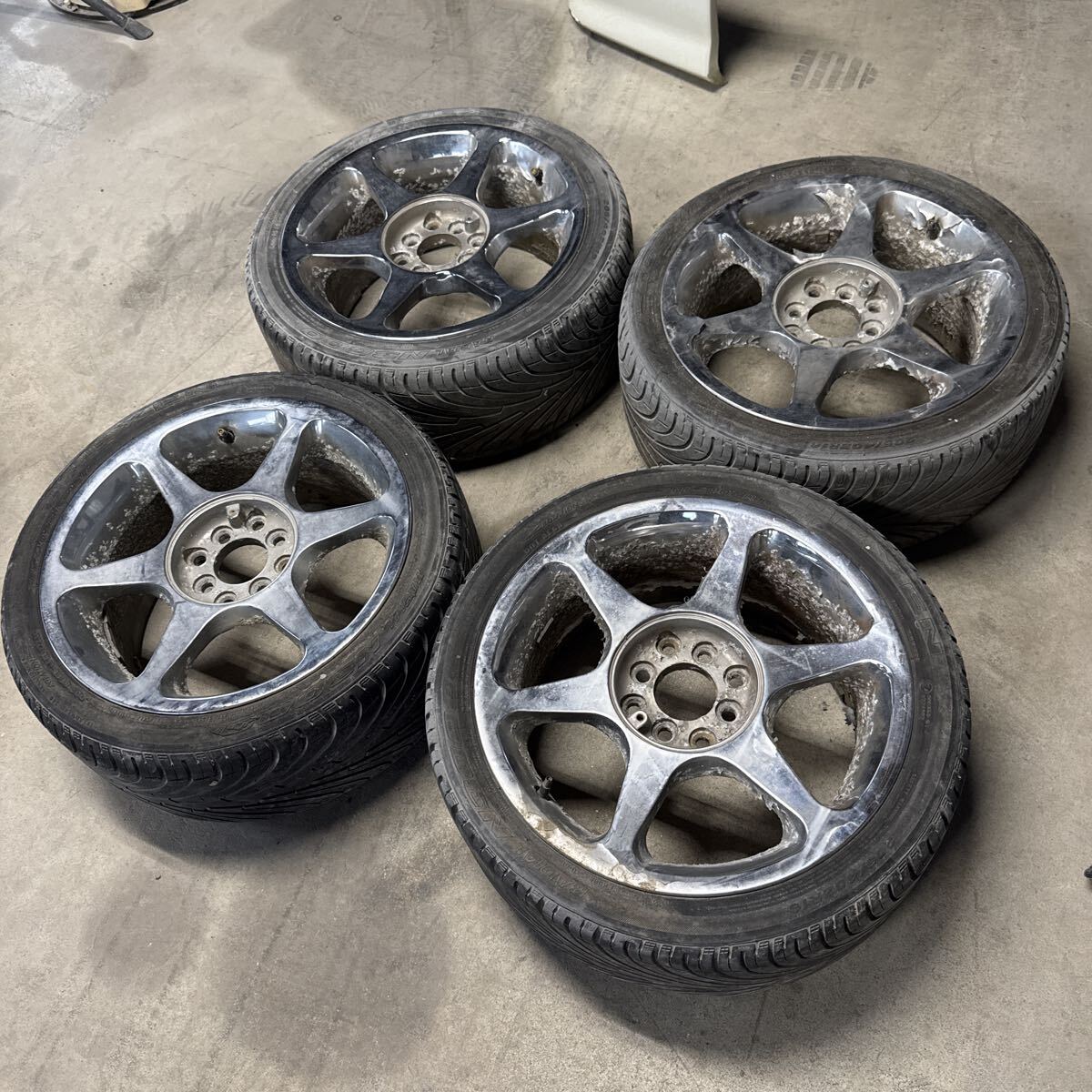 エリート ユーロ6 16インチ 7J? PCD1143 4本セット ローコン USDM ELITE拍卖