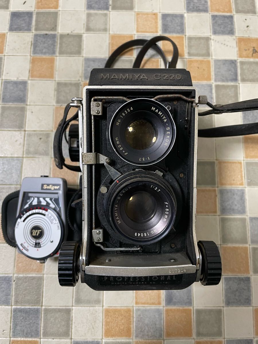 MAMIYA C220 二眼レフカメラ PROFESSIONAL フィルムカメラ拍卖