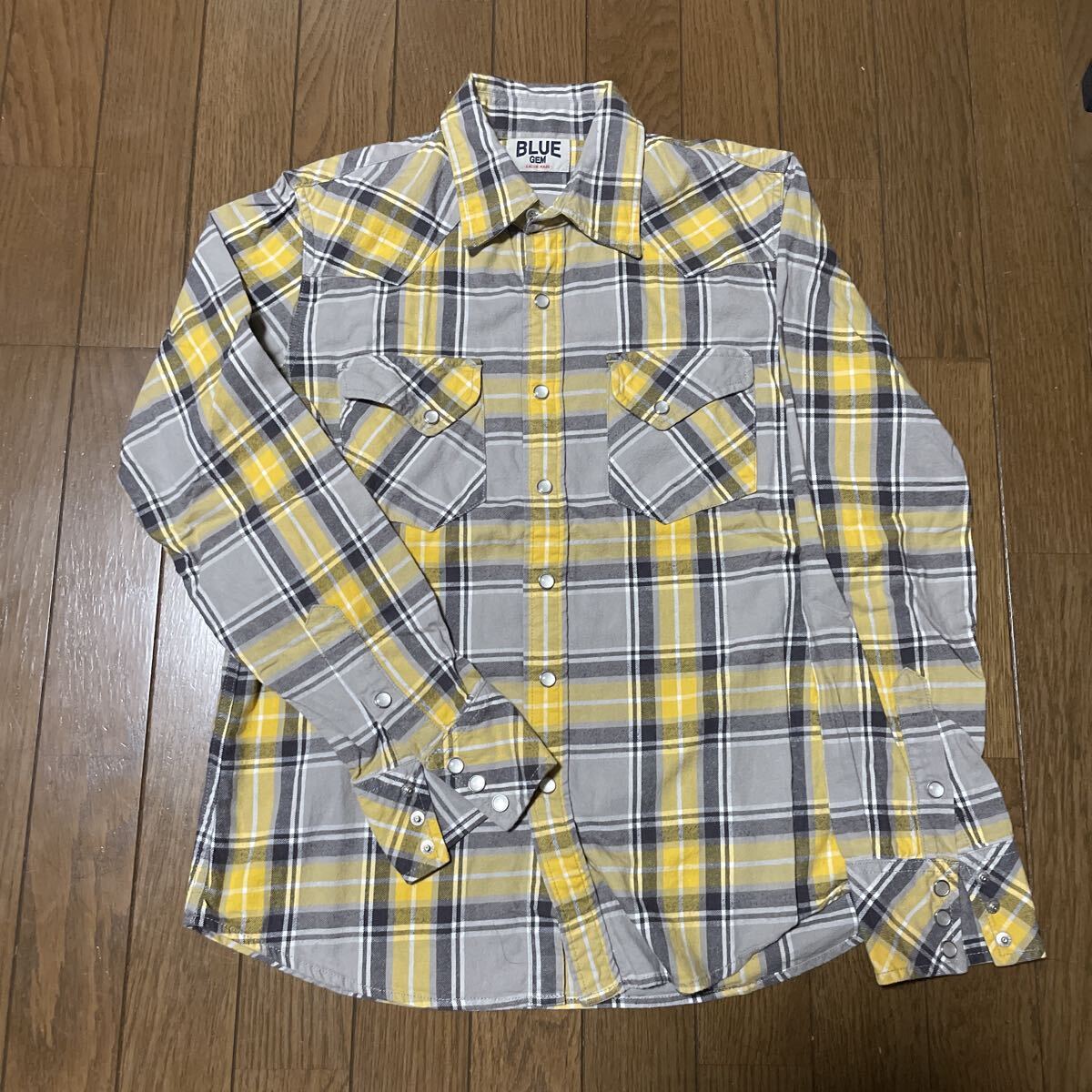 used BLUE GEM 外人公司ウエスタンシャツ (1)拍卖