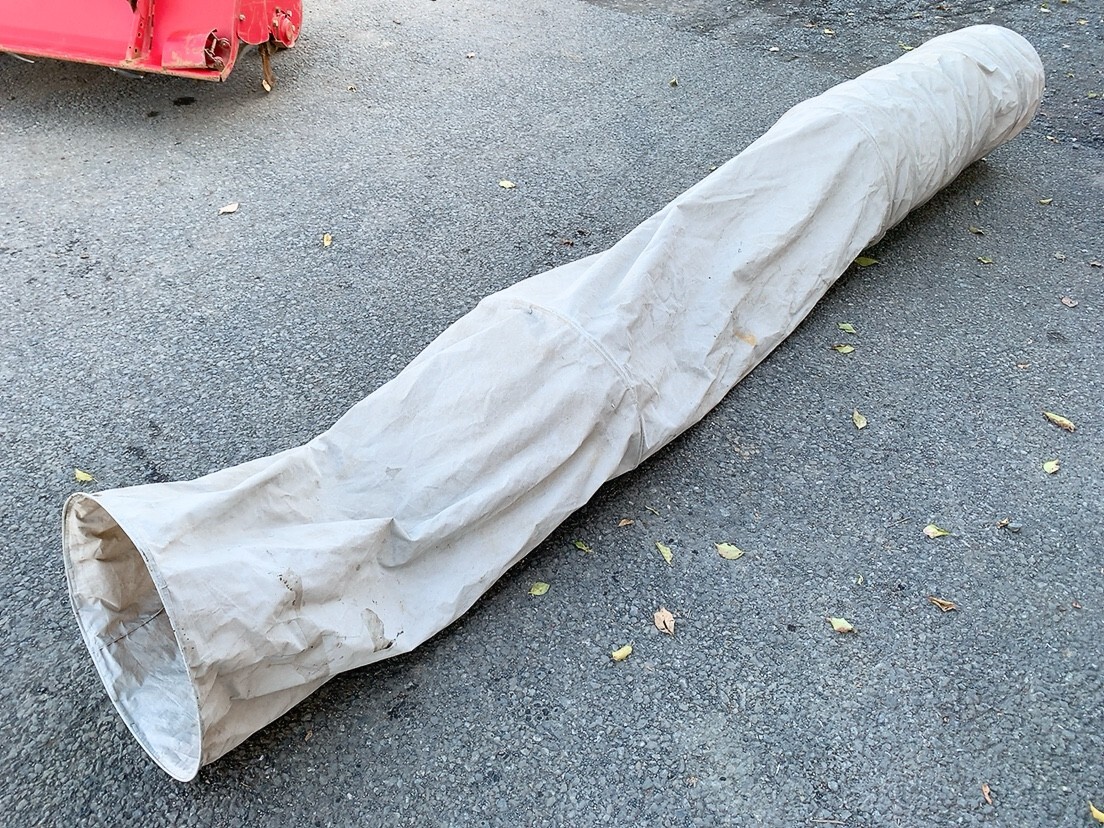 中古 乾燥機用 排風ダクト じゃばら ジャバラ 蛇腹 直径約445mm 全長約3200mm 排出 送風 排気 ダクトホース 部品 パーツ 1018や4 O 140拍卖