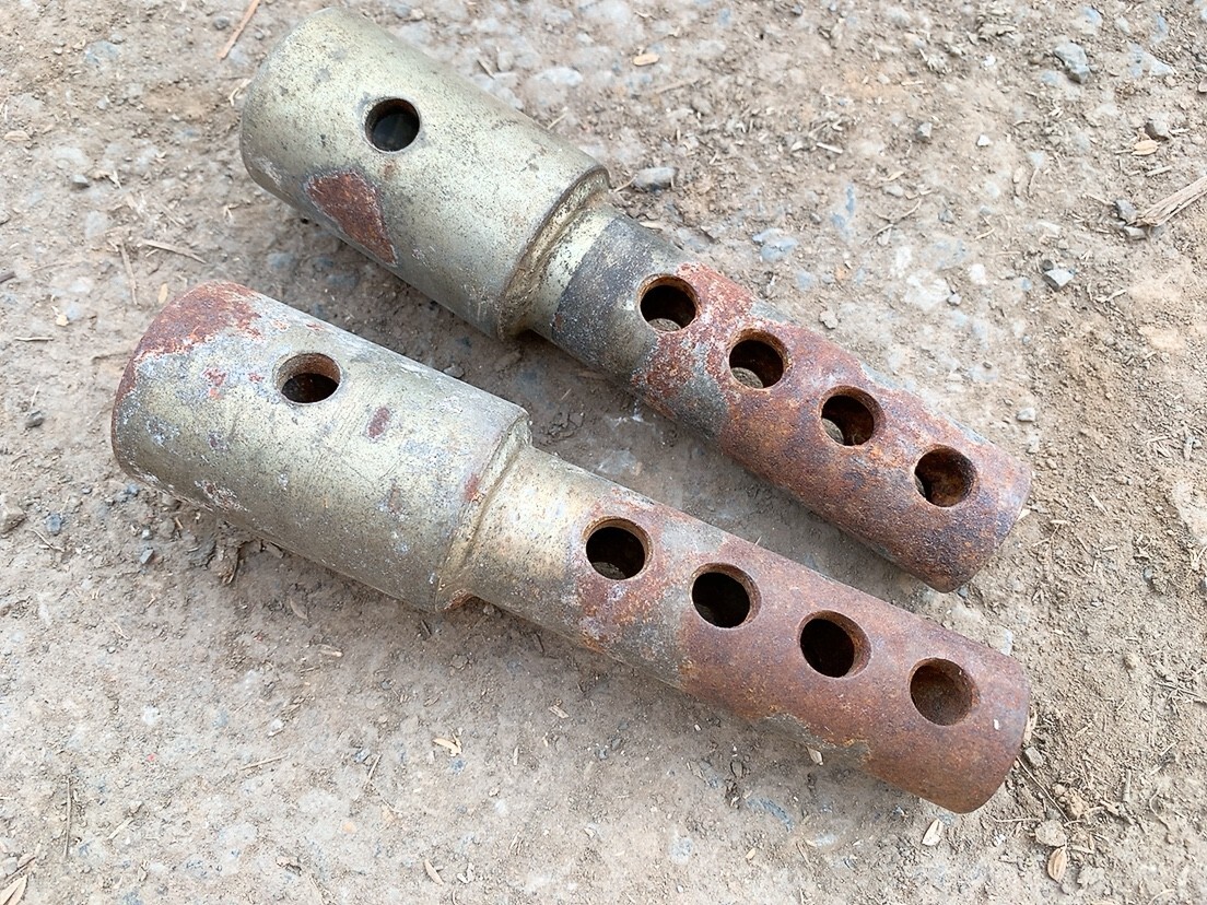 中古 延長軸 シャフト 丸軸 二本組 耕うん機 耕運機 耕耘機 管理機 農機具 農業機械 パーツ 部品 引取歓迎 常陸大宮市根本 1023や11 E2 60拍卖