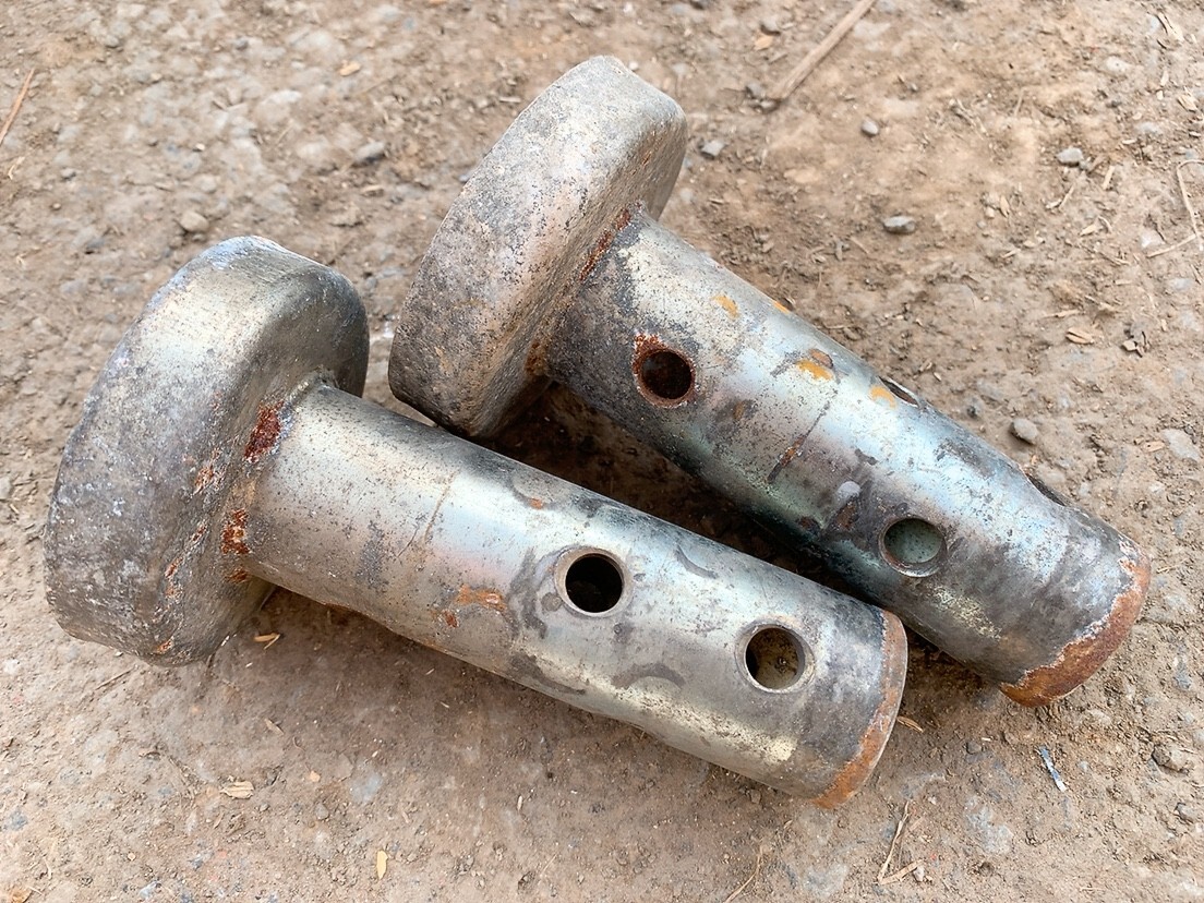 中古 延長軸 シャフト 丸軸 二本組 耕うん機 耕運機 耕耘機 管理機 農機具 農業機械 パーツ 部品 引取歓迎 常陸大宮市根本 1023や10 E2 60拍卖