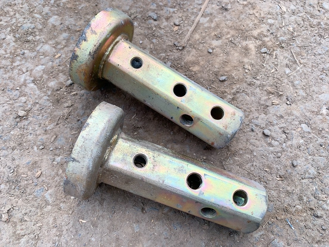 中古 延長軸 シャフト 六角軸 二本組 耕うん機 耕運機 耕耘機 管理機 農機具 農業機械 パーツ 部品 引取歓迎 常陸大宮市根本 1023や9 E2 60拍卖