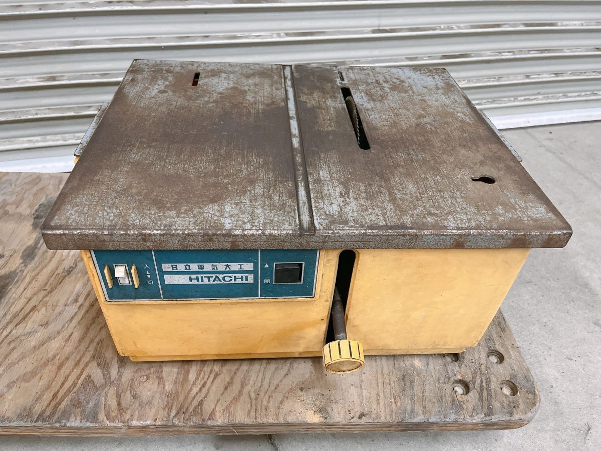 中古 HITACHI 日立電気大工 DIY 大工道具セット 電動モートル DL-118A テーブルソー かんな ※欠品あり 茨城県常陸大宮 1013あら1 E1 120拍卖