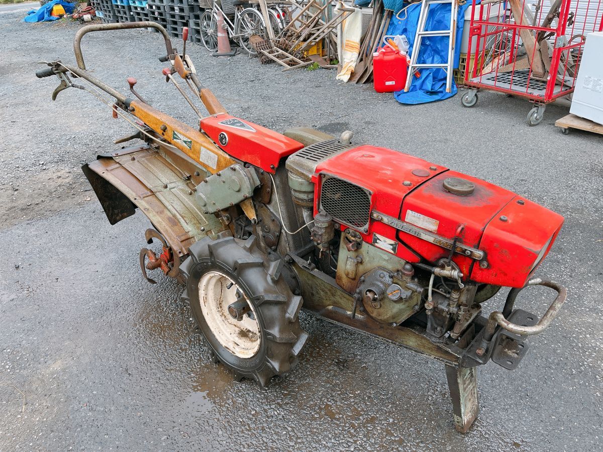 訳あり パンクあり YANMAR ヤンマー 耕運機 YC6 ディーゼルエンジン 歩行型 農用 トラクター 耕うん機 管理機 茨城県 1014あら2 I外 自拍卖
