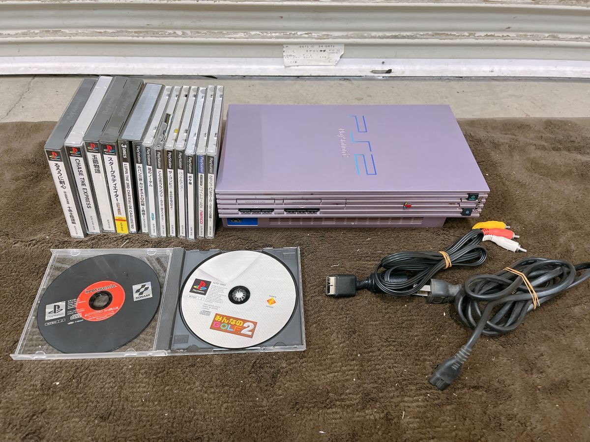 訳あり SONY PS2 本体 ソフト セット SCPH-39000 SA PlayStation2 SAKURA 限定 サクラピンク ゲーム機 ゲームソフト 1026あら3 D2 100拍卖