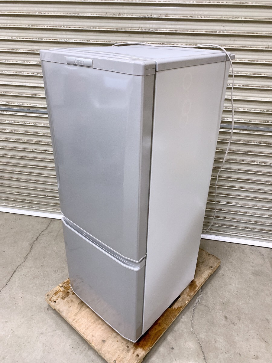中古 動作OK 三菱 MITUBUSHI ノンフロン冷凍冷蔵庫 MR-P15Y-S 146L 2015年製 2ドア 一人暮らし 引取歓迎 茨城県常陸大宮 1010こ2 H 240拍卖