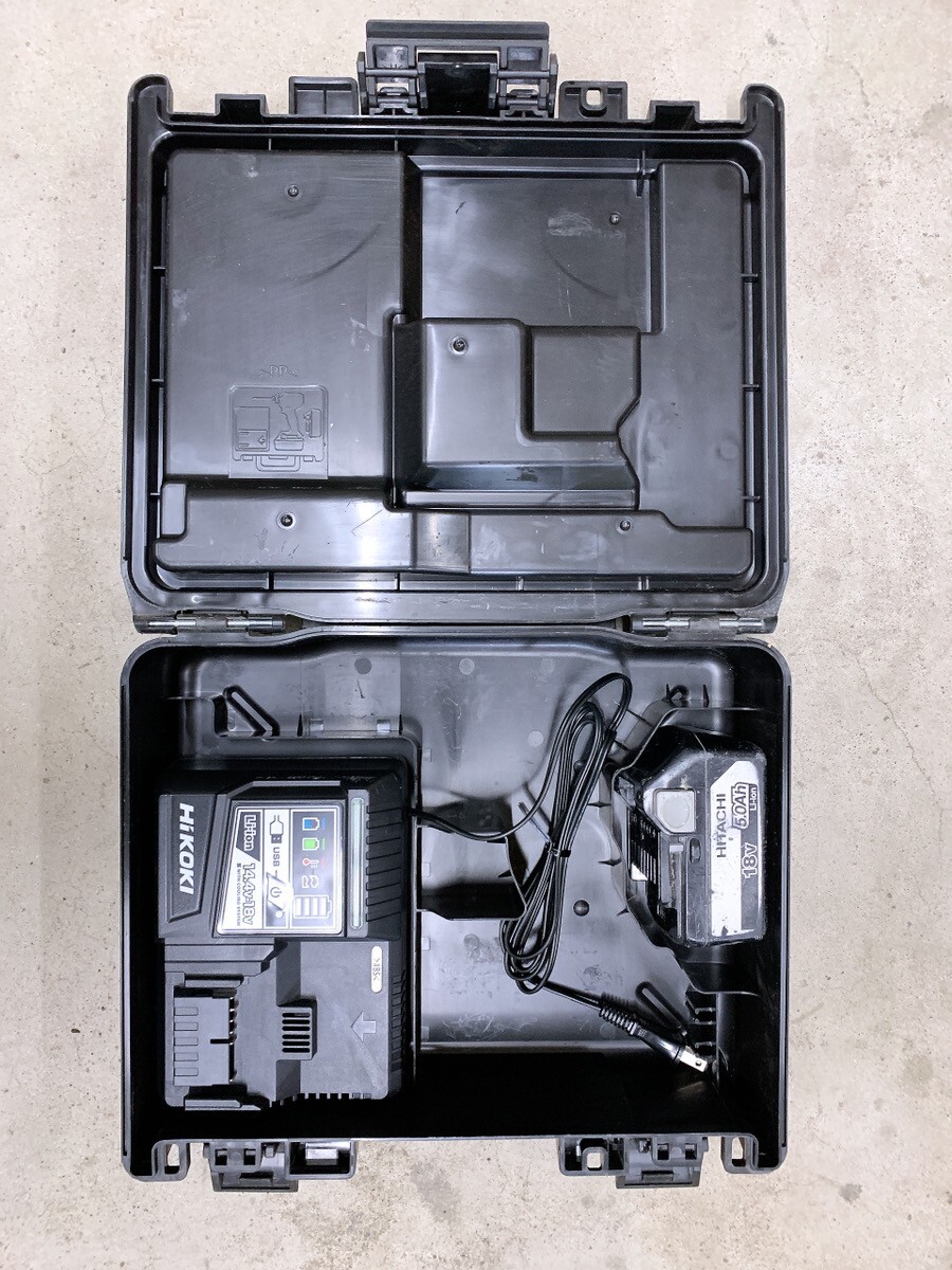 中古 動作OK 日立工機 HiKOKI 急速充電器 UC18YDL 蓄電池 BSL1850 セット USB充電端子付き 工具充電器 予備 茨城県 1027こ1 E2 100 ゆ拍卖