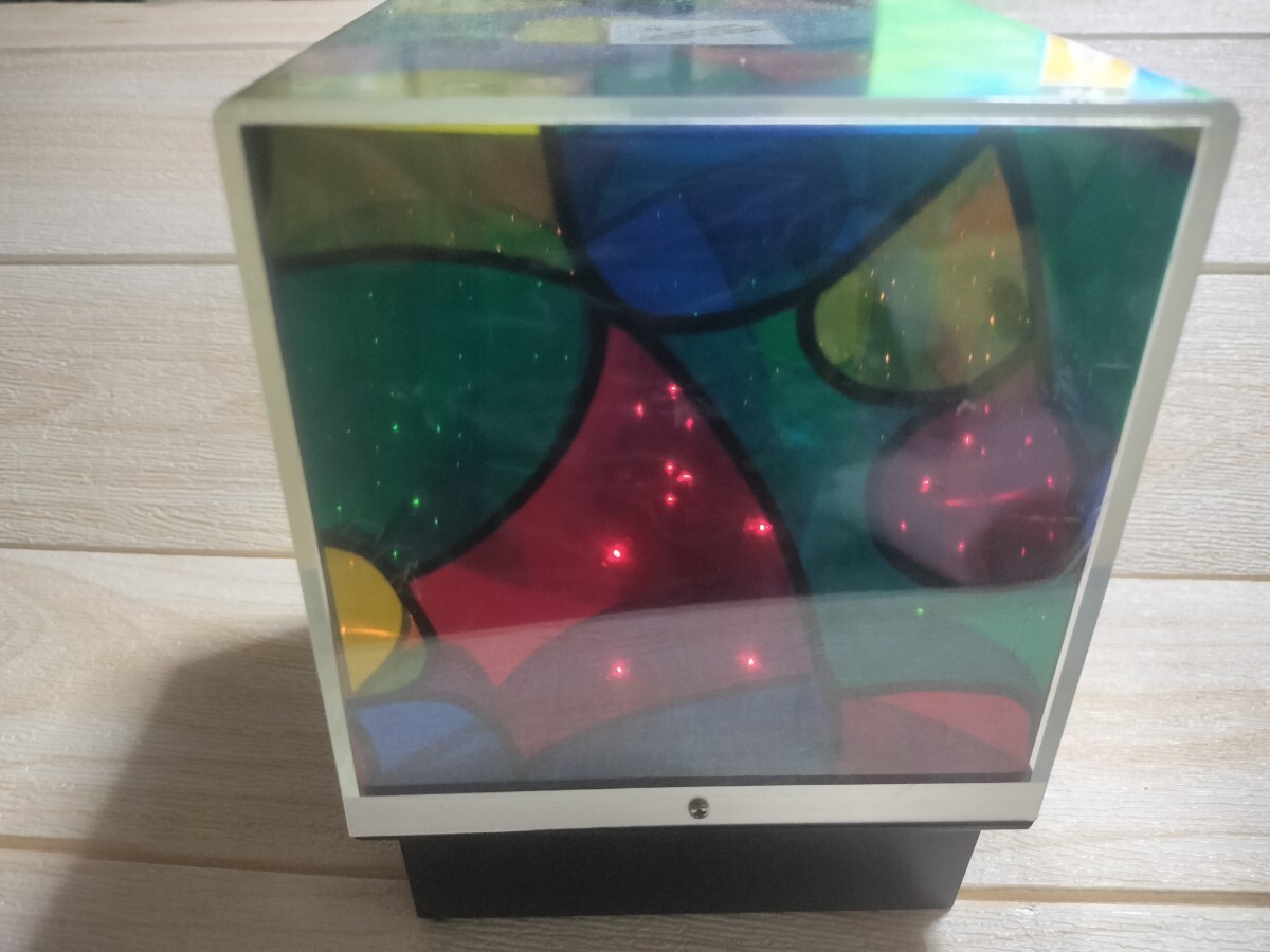超激レア!昭和レトロ!ステンドグラス!光のアート!スターウォーズ!音楽!メロディ!光のからくり! 照明!希少品!パイオ横拍卖