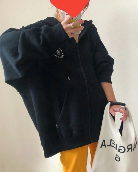 未使用 レア Not So Ape ZIP-UP HOODIE ジップ フードパーカー ブラック レディース メンズ拍卖