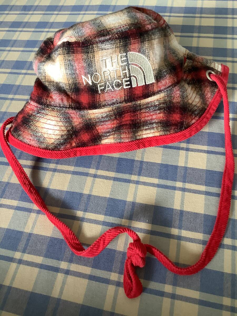☆THE NORTH FACE☆ ノースフェイス帽子 キッズフリーサイズ リバーシブル拍卖
