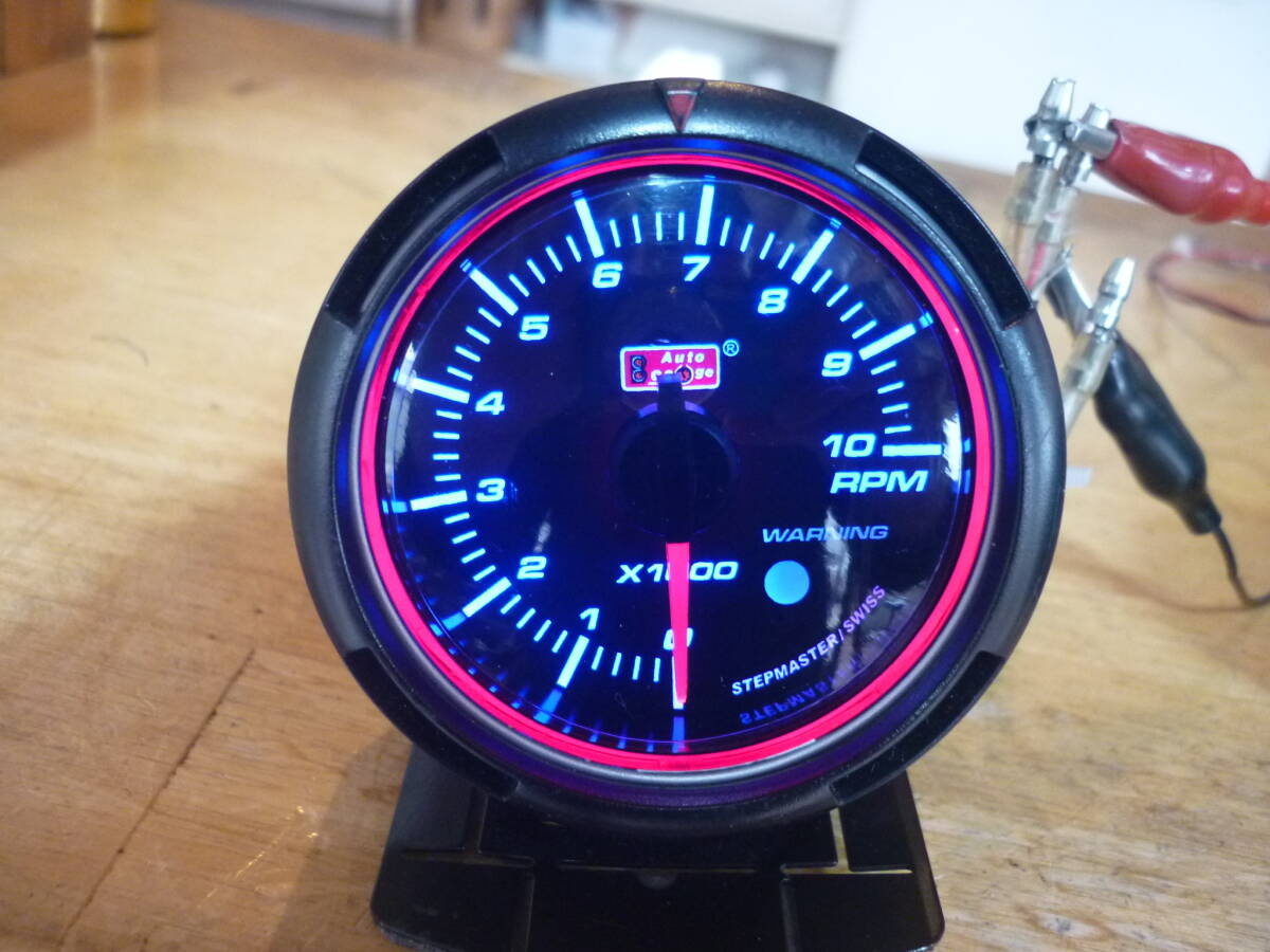 安心の消毒済 オートゲージ タコメーター 電子式 60パイ 送料600円もOK 拍卖