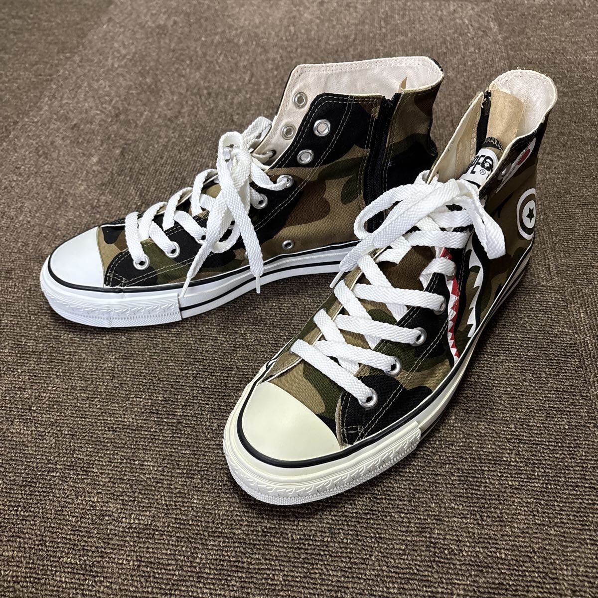 エイプ BAPE STA(A BATHING APE) ・ハイカットスニーカー ・サイズ27cm・中古拍卖