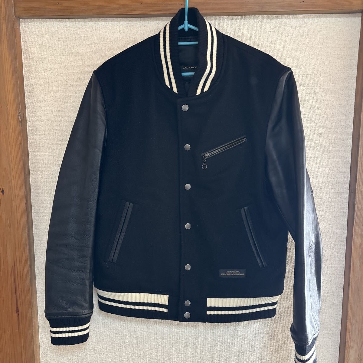 ジャックローズ JACKROSE・袖革スタジャン・サイズ5・中古(難あり)拍卖