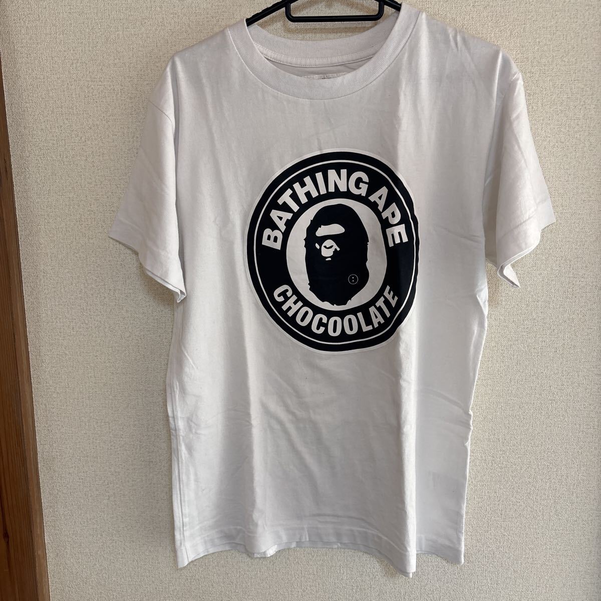アベイシングエイプ A BATHING APE・Tシャツ・ホワイト・サイズM・中古拍卖