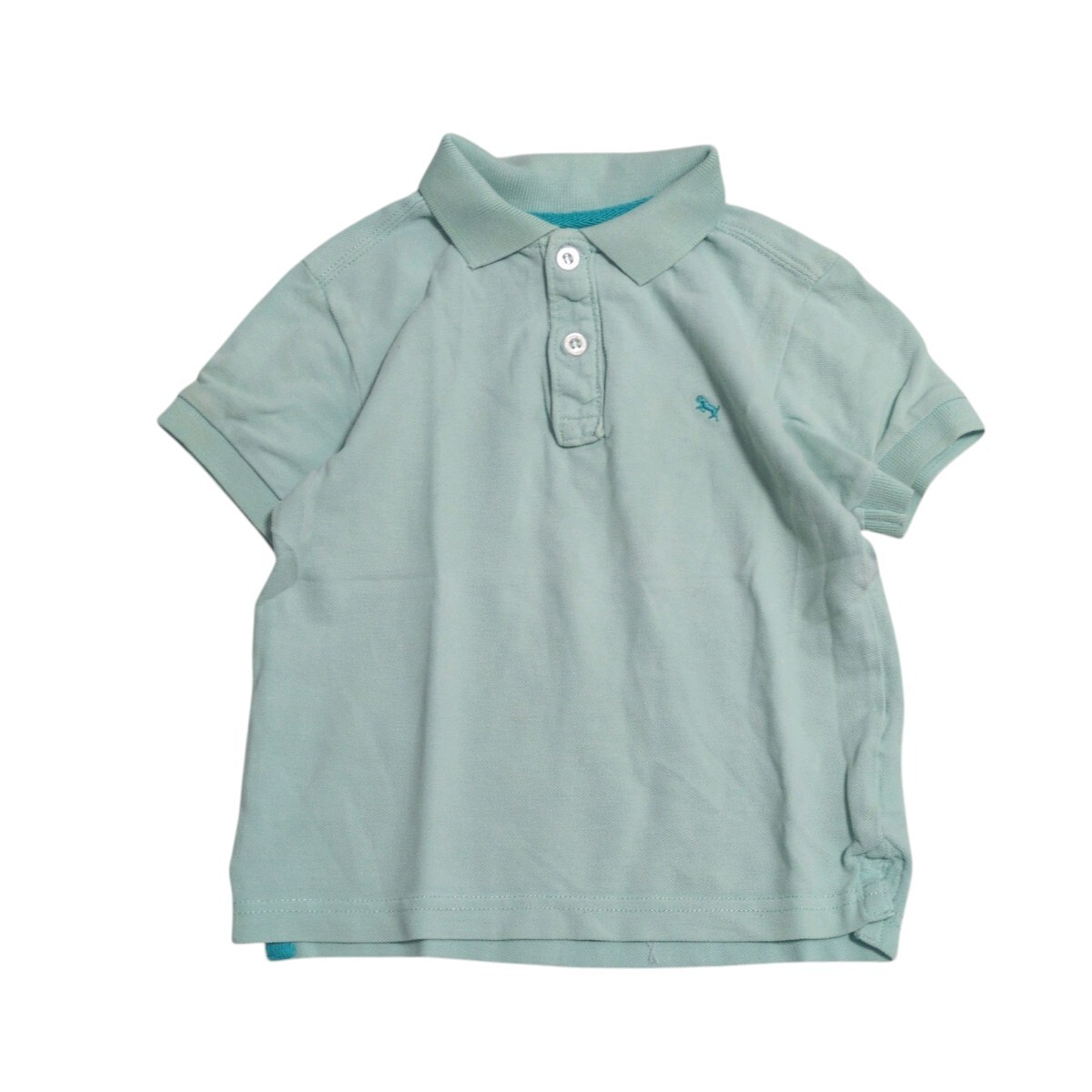 【送料無料】H&M エイチアンドエム 半袖 ポロシャツ 110cm 刺繍ロゴ キッズ 子供服拍卖