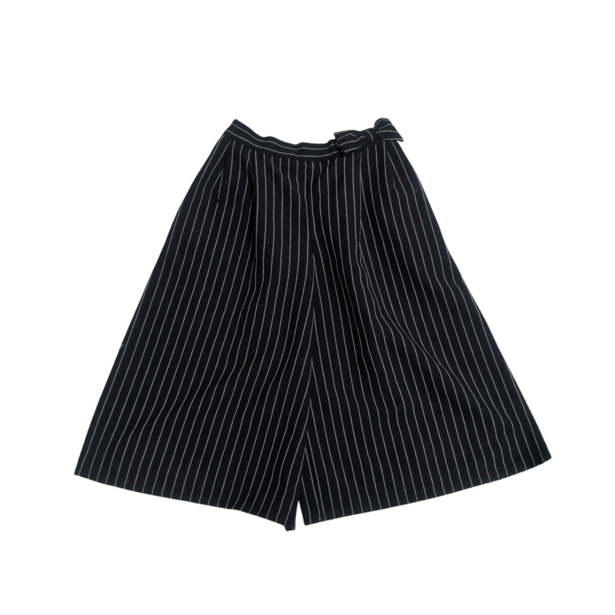 【送料無料】GU ジーユー ワイドパンツ パンツ 130cm ストライプ ウエストゴム キッズ 子供服拍卖