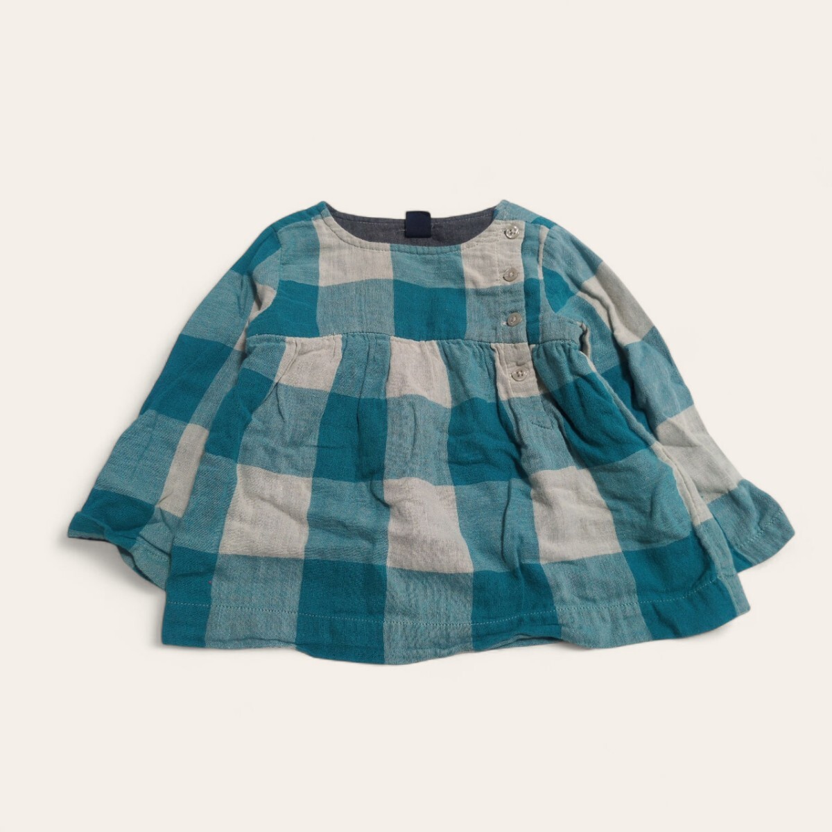 【送料無料】babygap ベビーギャップ ガーゼ素材 カットソー トップス 90cm ベビー 子供服拍卖