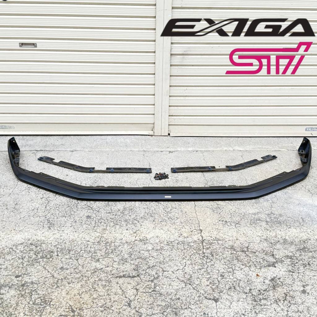 ▼エクシーガ YAM YA9 YA5 YA4 後期 純正オプション STi フロント アンダー ハーフ リップ スポイラー エアロ 即決/即納/割れなし▼拍卖