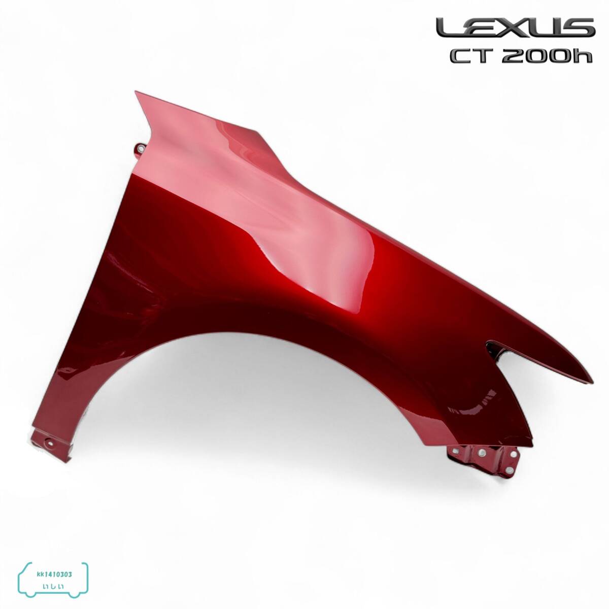 ▼低走行 ポン付OK 程度良好 レクサス CT200h ZWA10 Ver.L 純正 フロント フェンダー 右 カラー 3R1 即決/即納/割れなし▼拍卖