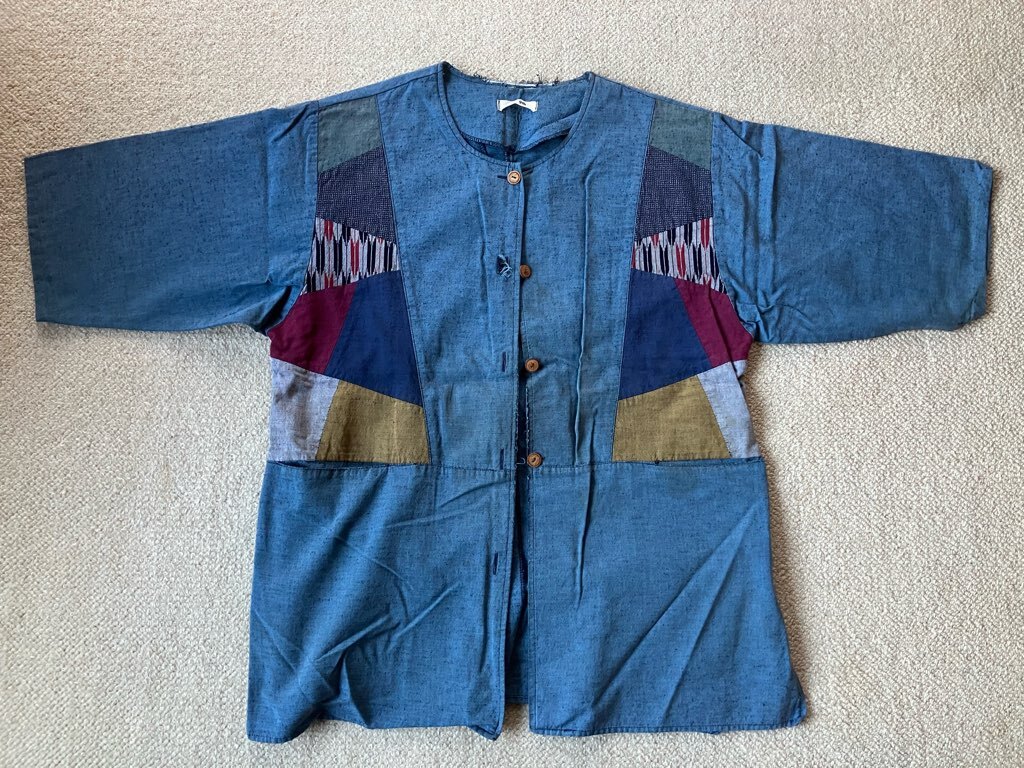 藍紬 シャツ拍卖