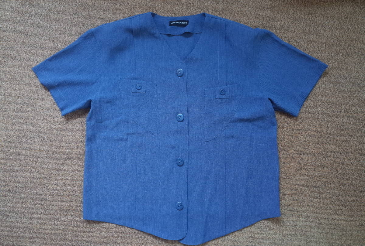 シャツ 半袖 藍色拍卖