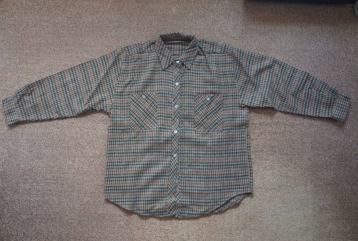 シャツ 茶系 Mサイズ 秋冬拍卖