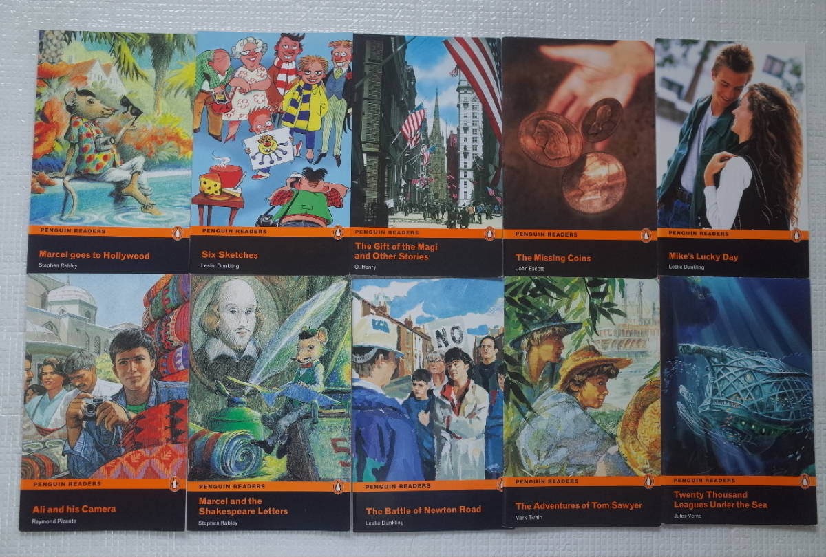 PENGUIN READERS / Level 1 (300 headwords) Beginner 10冊 洋書 英語絵本 多読 リーディング 未読本拍卖
