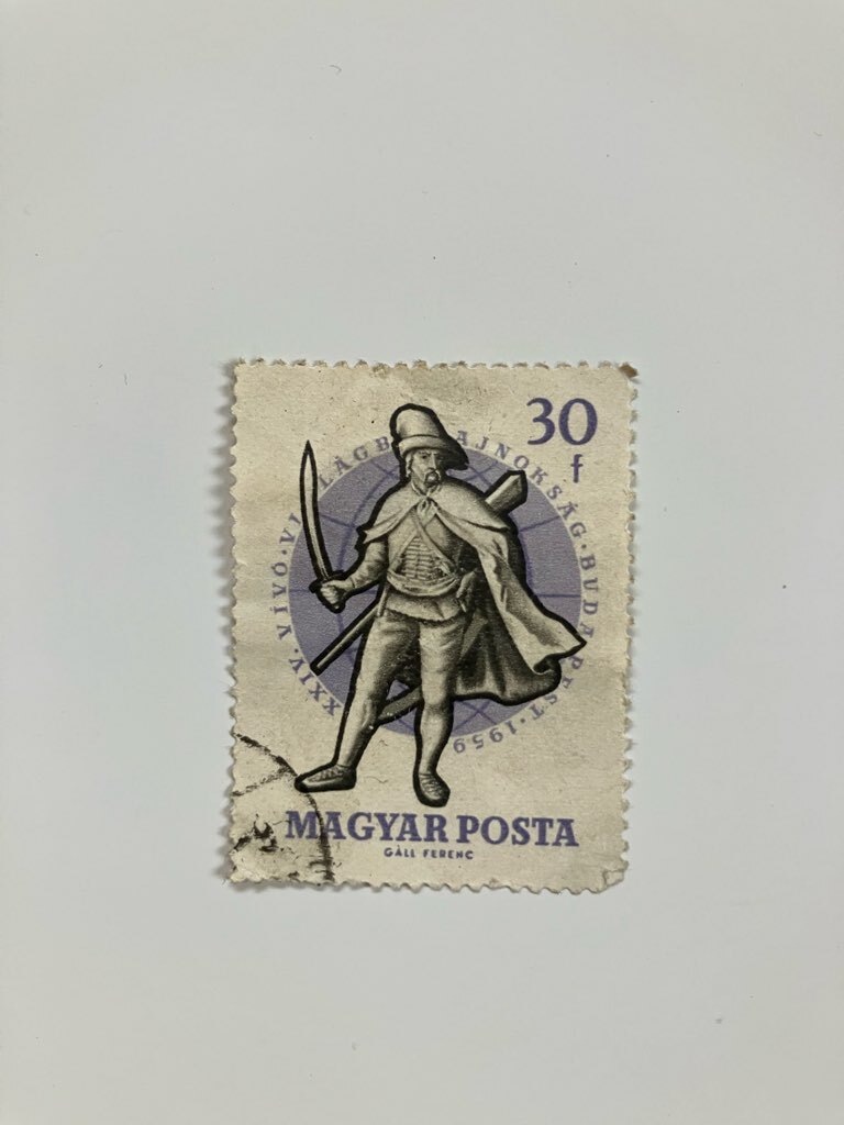 切手 外国切手 MAGYAR POSTA BUDAPEST 1959 30f 使用済み 拍卖