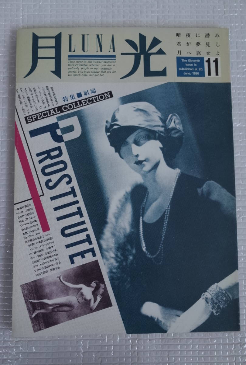 月光 LUNA 11 特集:娼婦 夢野狂介 宇賀神彰 川本三郎 下川耿史 長澤均 南原四郎 アラン 月光 東京デカド社【未読本】拍卖