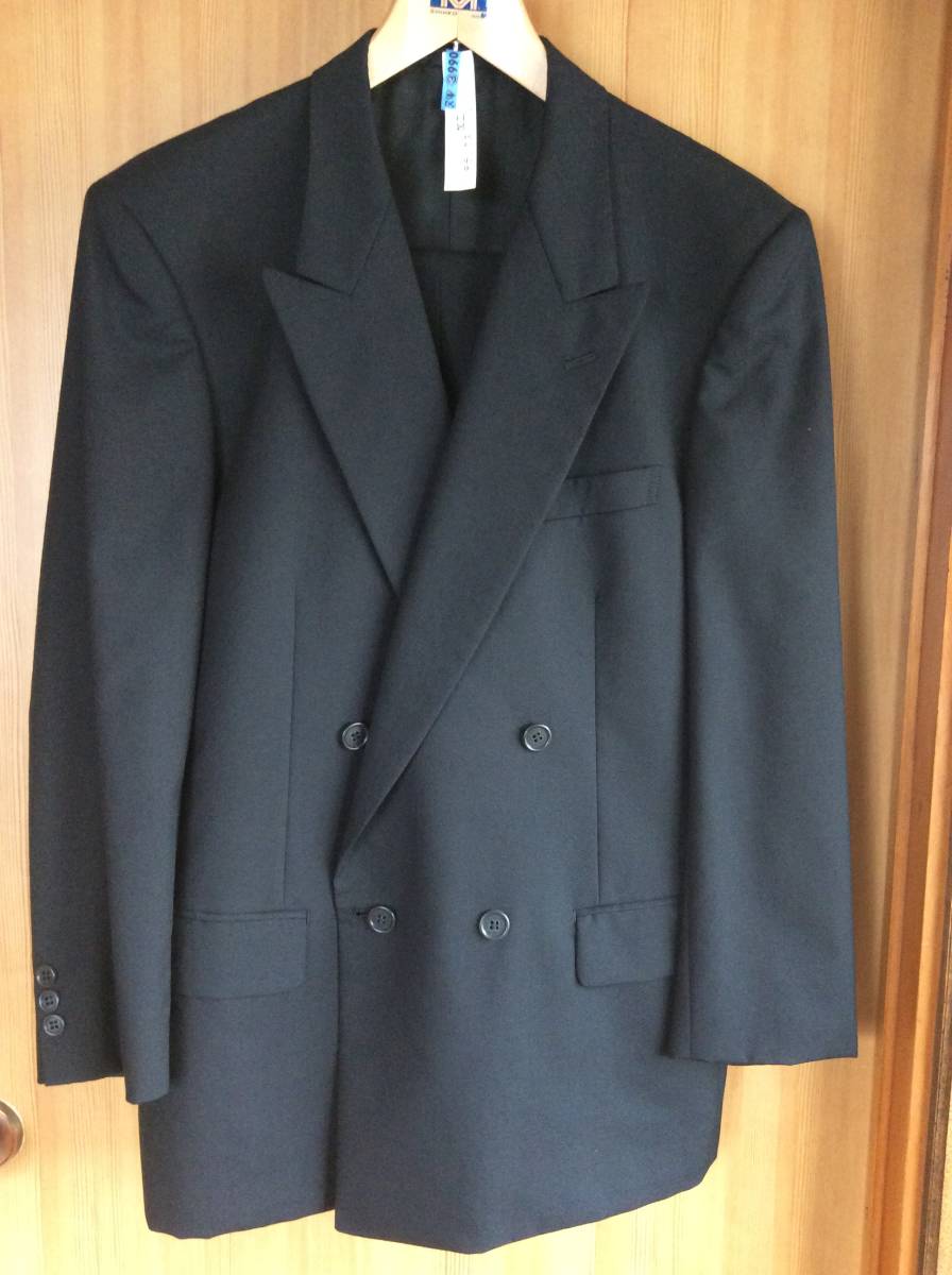 ダブルスーツ セットアップ ポール・スミス Paul Smith 黒 Mサイズ 美品拍卖