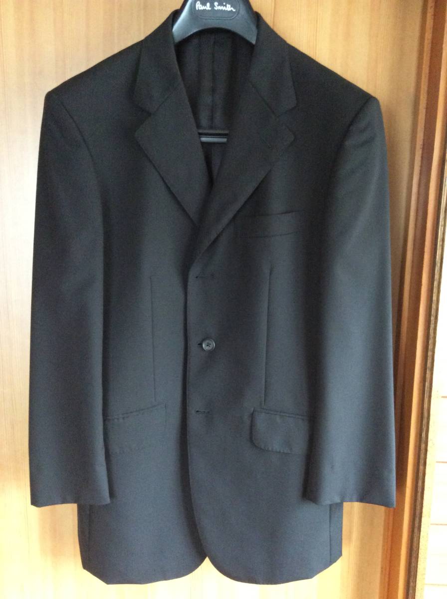 スーツ上 ジャケット ポール・スミス Paul Smith ブラック 三つボタン Mサイズ 拍卖