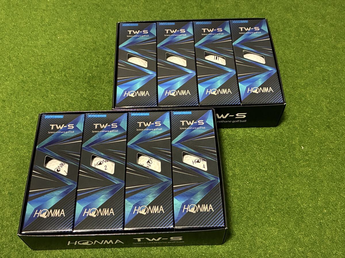 HONMA TW-S ホワイト ゴルフボール 2ダース(24球)拍卖