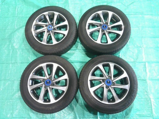★個人宅配送不可 トヨタ NHP10 アクア MODELLISTA モデリスタ 15インチ 5.5J+45 PCD 100 4H 175/65R15 純正OP タイヤホイール 4本セット拍卖