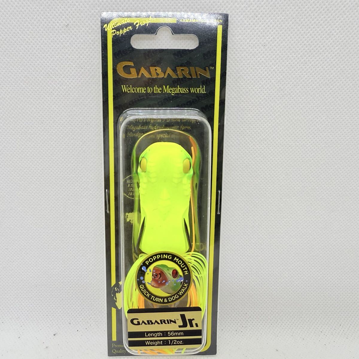 送料140円・新品『メガバス ガバリン Jr. DO CHART』3点落札送料無料■MEGABASS GABARIN ジュニア フロッグ トップウォーター拍卖