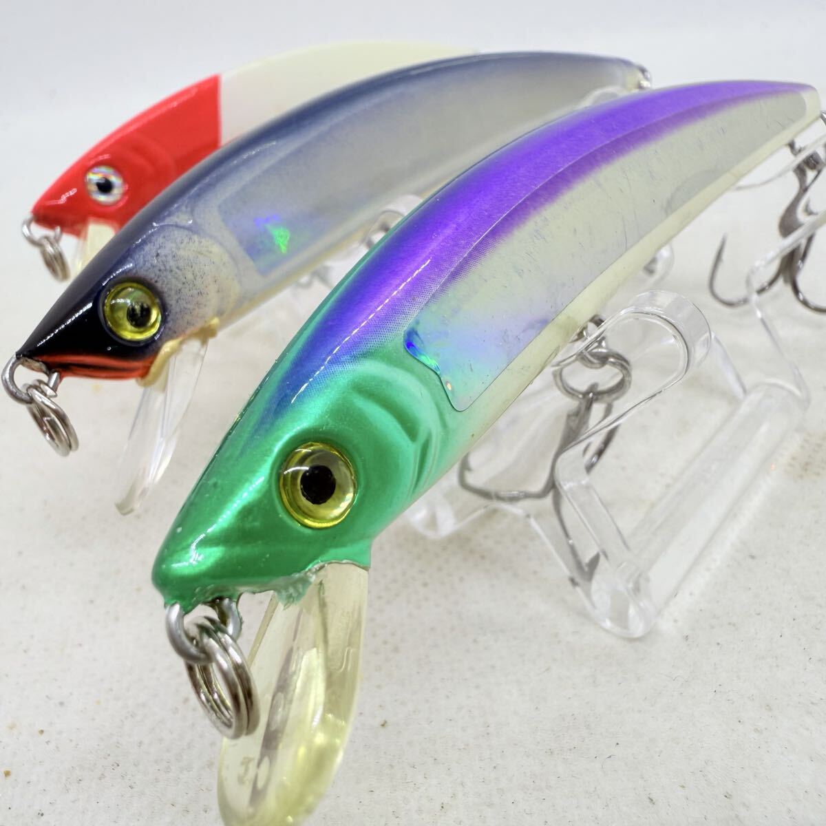 送料無料『デュエル ヨーヅリ クリスタルミノー 110S 90S 3個セット』DUEL YO-ZURI シンキング ミノー 11S 9S拍卖