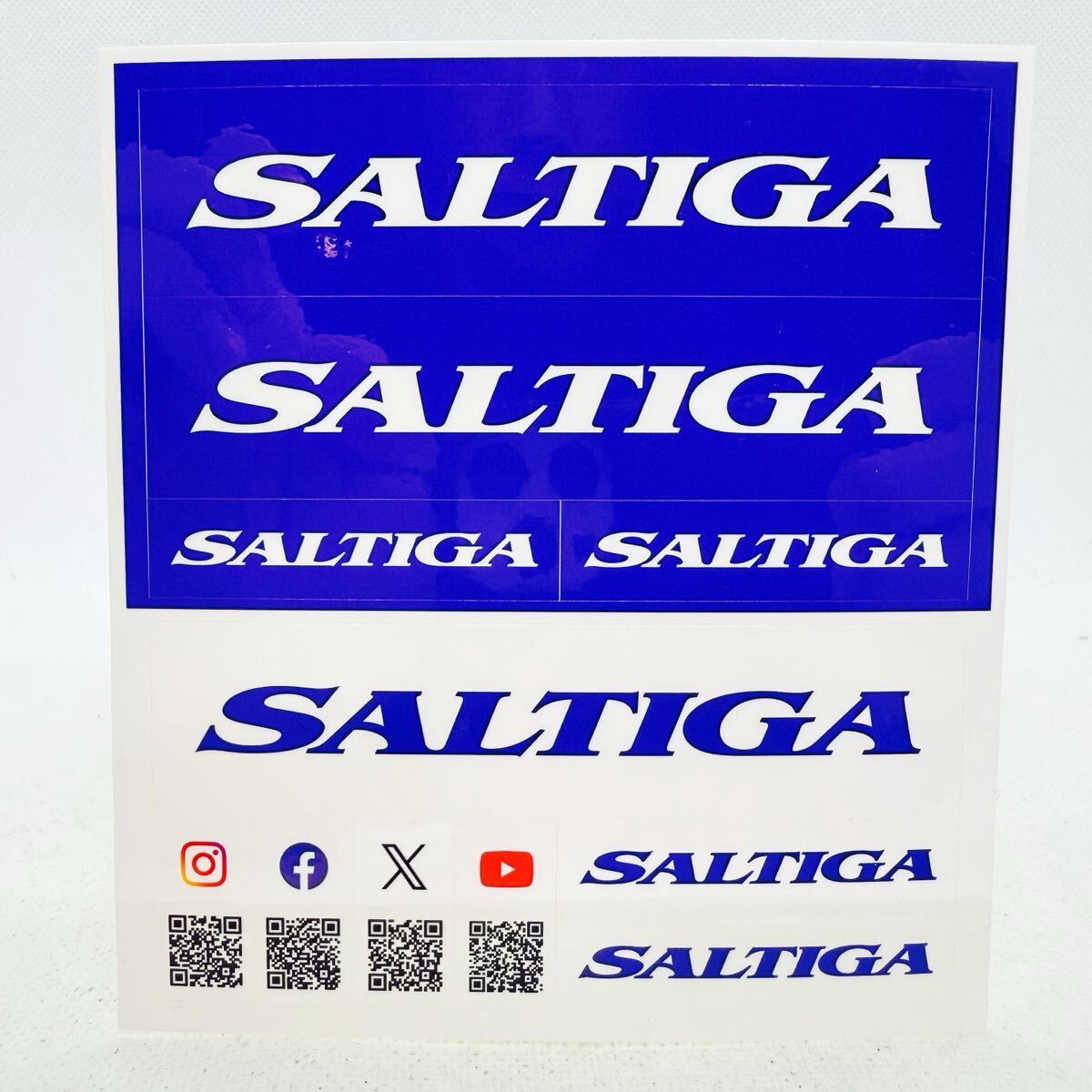 送料無料・新品『ダイワ ソルティガ ロゴステッカー 120mm×110mm』DAIWA SALTIGA シール ステッカー ⑩拍卖