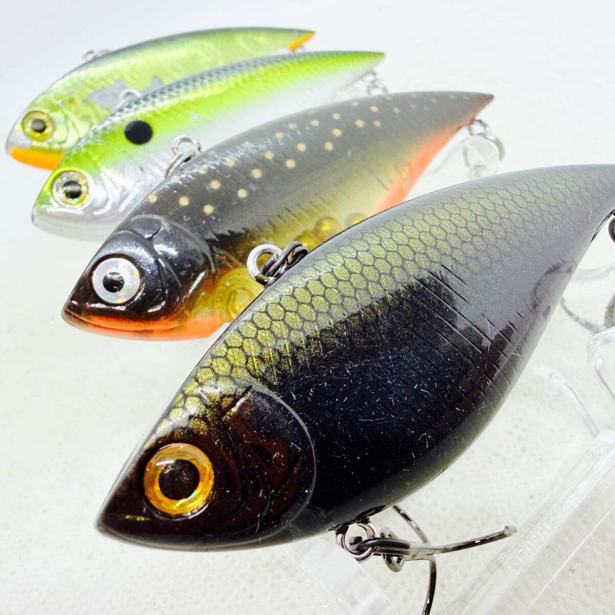 送料無料『ダイワ TDバイブレーション 107S 4個セット』DAIWA T.D. VIBRATION BRASS WOOFER ブラス ウーファー シンキング TDバイブ 74mm拍卖