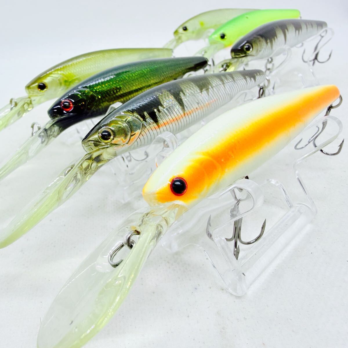 送料無料・美品『ラッキークラフト ステイシー 90SP バージョン2・7個セット』LUCKY CRAFT STAYSEE 90 ver.2 ミノー サスペンド拍卖