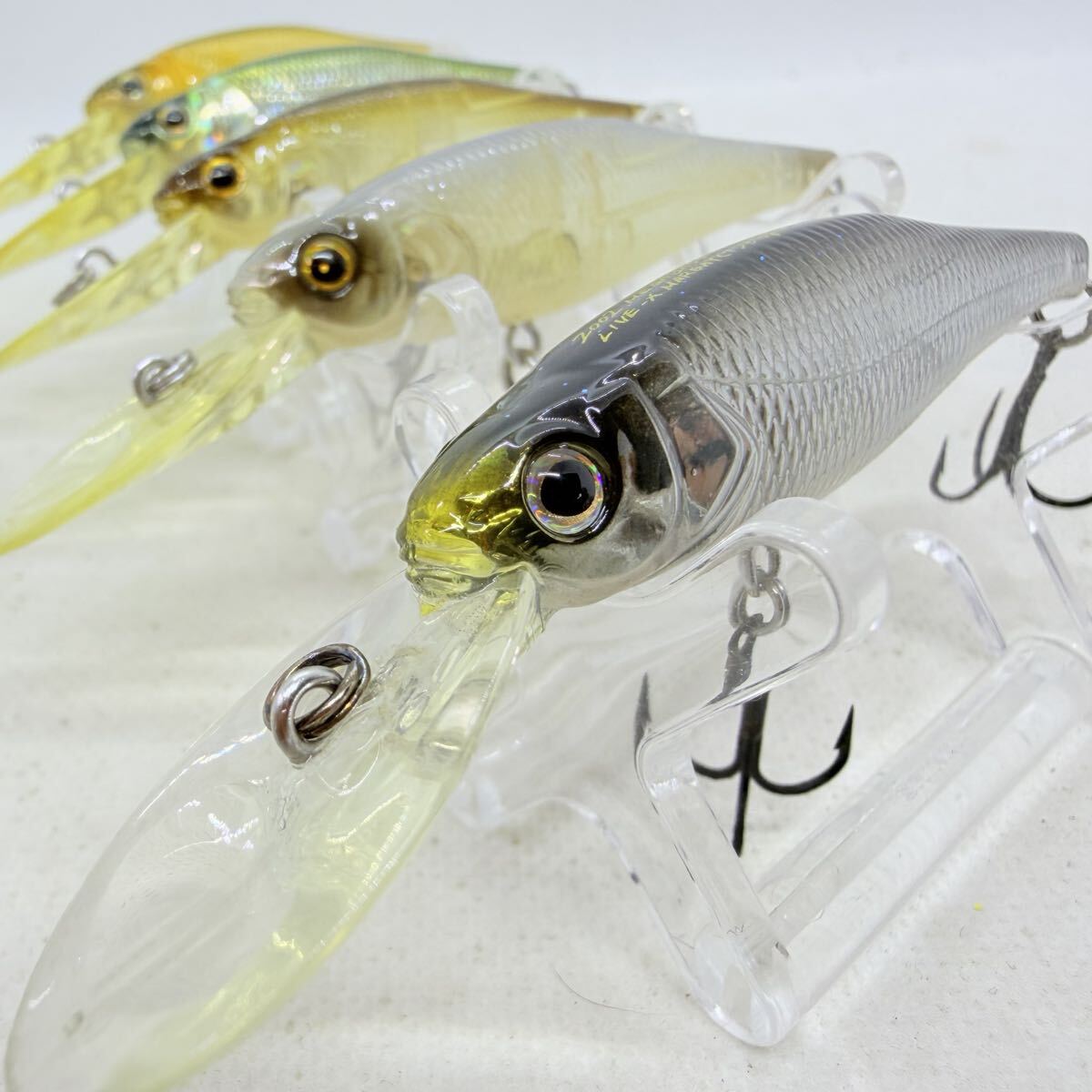 送料無料・美品『メガバス ライブX マーゲイ 各種 5個セット』MEGABASS LIVE-X MARGAY (T) タングステン ウエイト ミノー ライブエックス拍卖