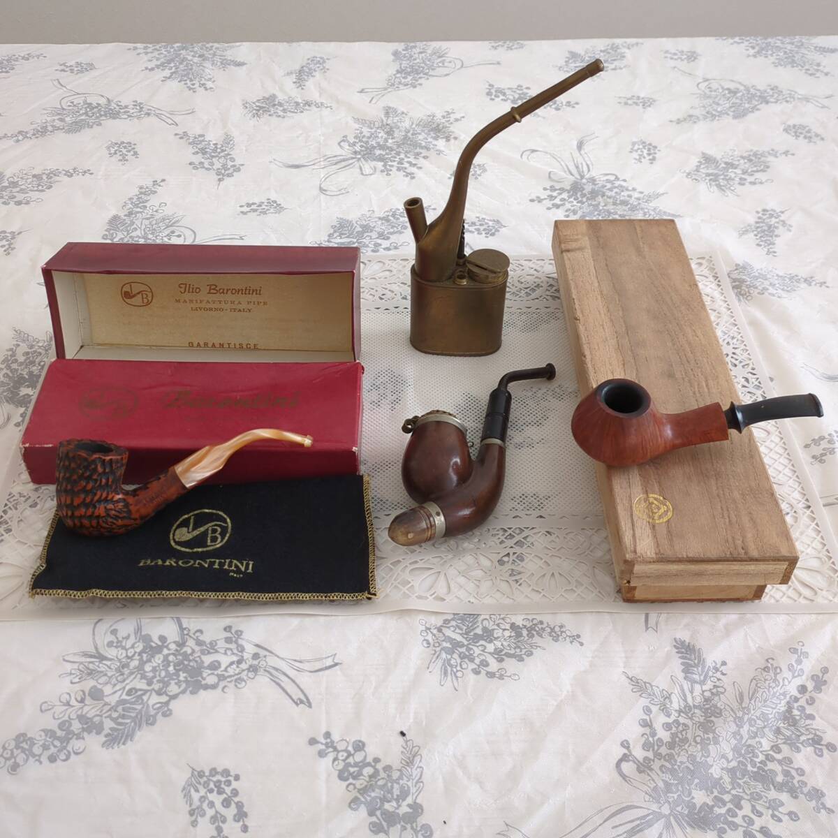 【B644-10】パイプ 喫煙具 アンティーク tsuge kaga 901 日本製 leonesa brutus イタリア製 水煙管 水パイプ ブライヤーパイプ拍卖