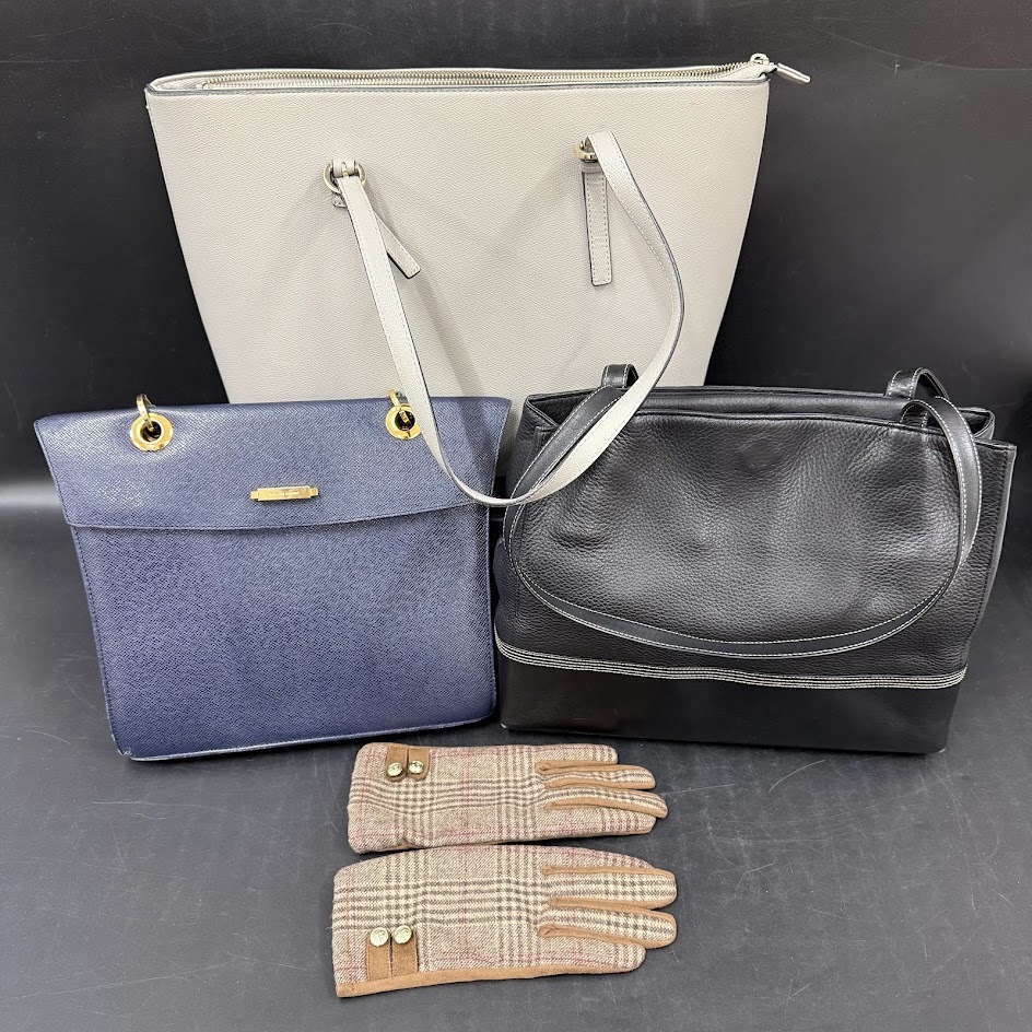 【B668-10】バッグ 3点 手袋 1点 計 4点 まとめ売り拍卖