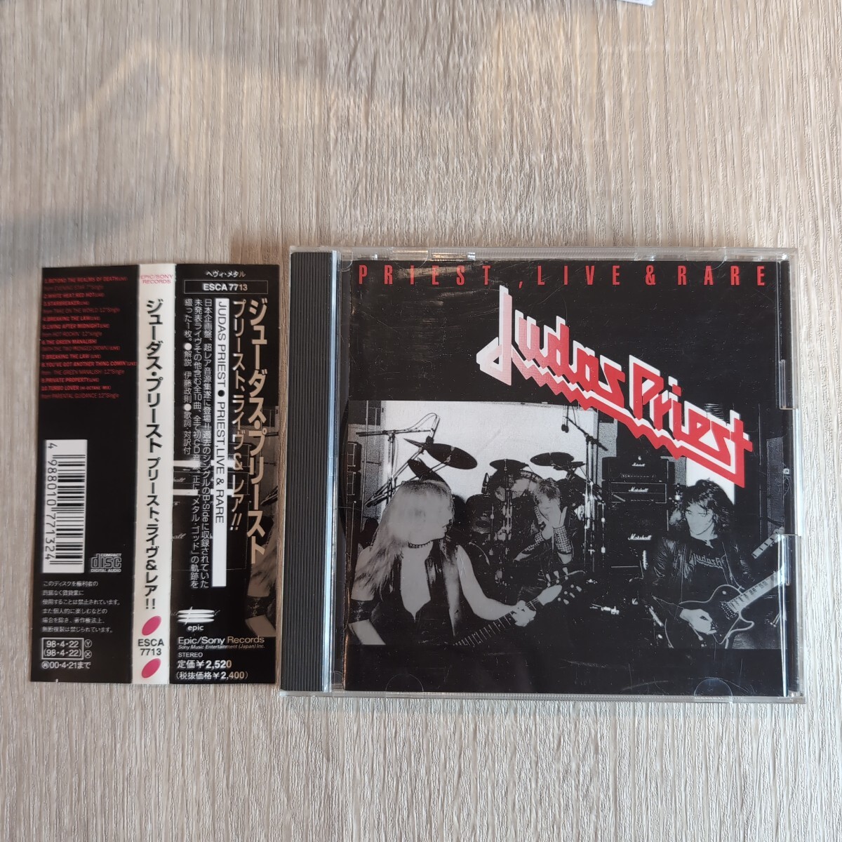 Judas Priest「priest. live & rare」邦CD 1998年★★hard rock heavy metal拍卖