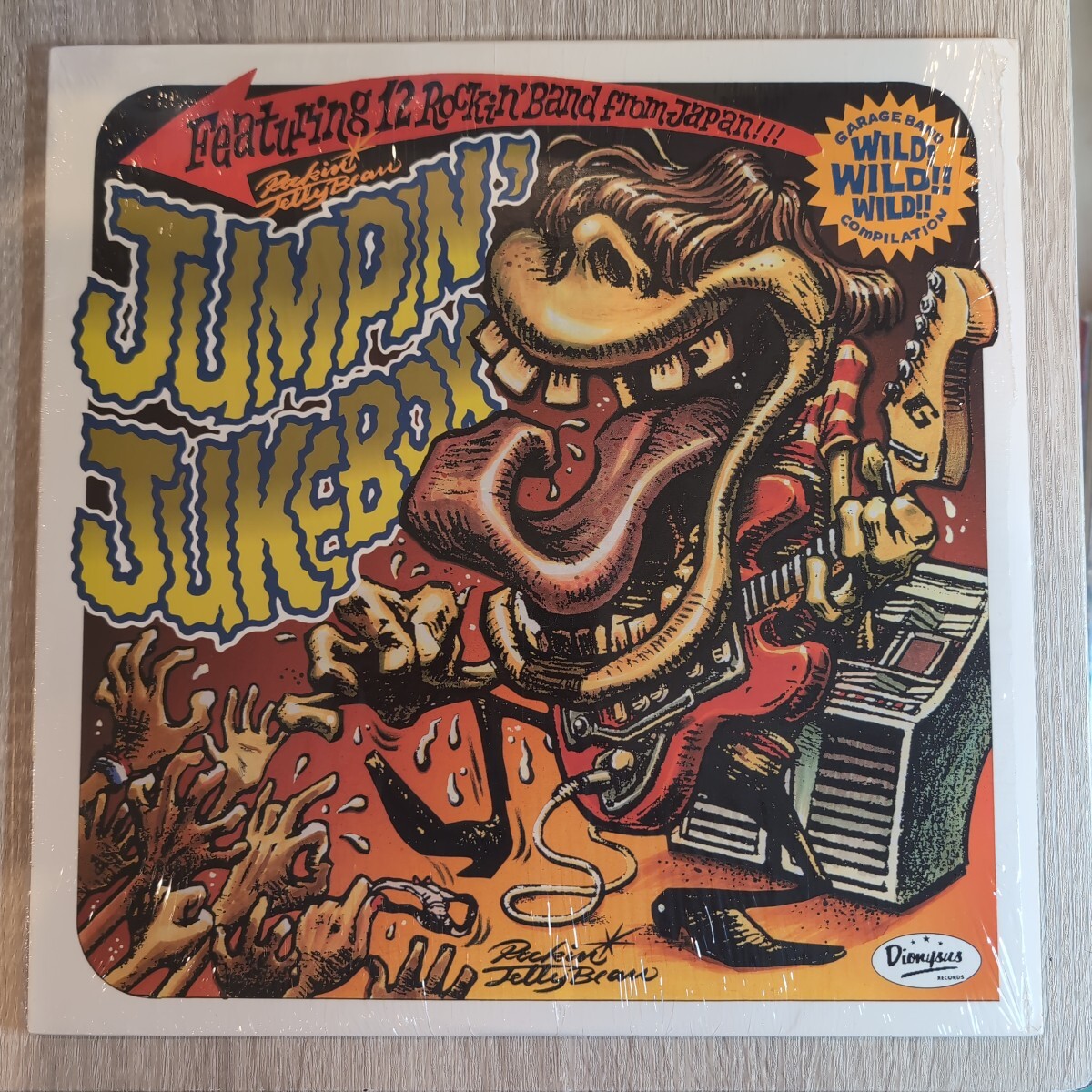 VARIOUS「rockin‘ jerry beans jumpin‘ jukebox」米LPレコード 2000年★★garage rock punk guitar wolf tweezers拍卖