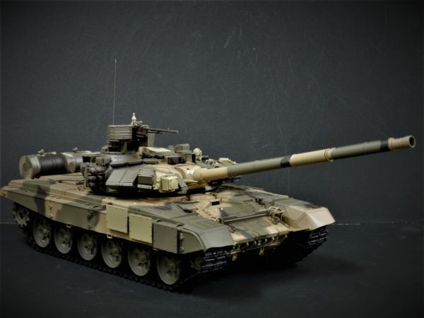 【7.0 ver・赤外線ユニット・BB弾発射・サウンド・発煙仕様 】Heng Long 2.4GHz 1/16 戦車ラジコン ロシア主力戦車 T-90拍卖