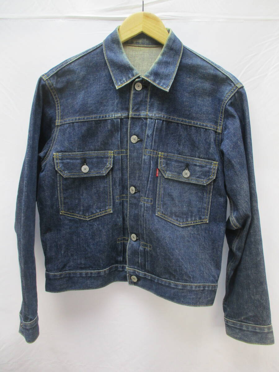 リーバイス■98年復刻 2nd 71507XX トラッカージャケット Gジャン 36(M) タグ無し J22 ビッグE 赤耳拍卖