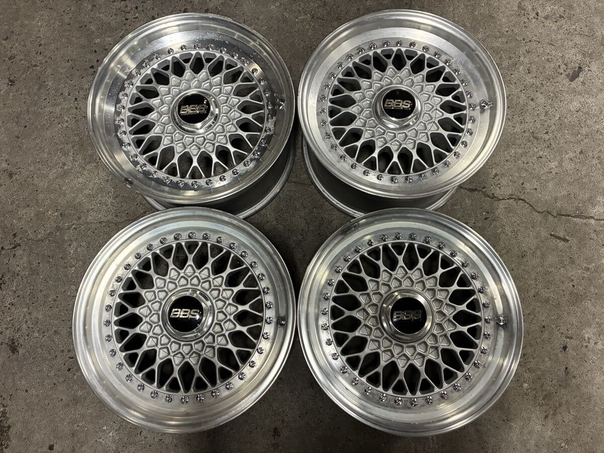 BBS RS 16インチ 7j 8j 114.3 4H インセット24 GX71マークⅡ S13等に拍卖